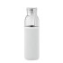 Gerecyclede glazen fles 500 ml - beige