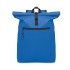 600D polyester rolltop rugzak - royal blauw