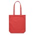 Stevige canvas boodschappentas - rood