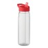 RPET drinkfles met fliptop - rood