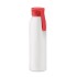 Aluminium drinkfles 600ml - white/red