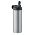 Dubbelwandige fles 500 ml - mat zilver