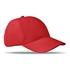 Katoenen baseball cap - rood