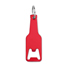 Aluminium sleutelhanger fles - rood