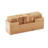 Bureaukalender bamboo - hout