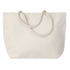 Strandtas met touw handvatten - beige