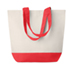 Canvas strandtas 280 g/m² - rood