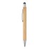 Bamboe stylus balpen